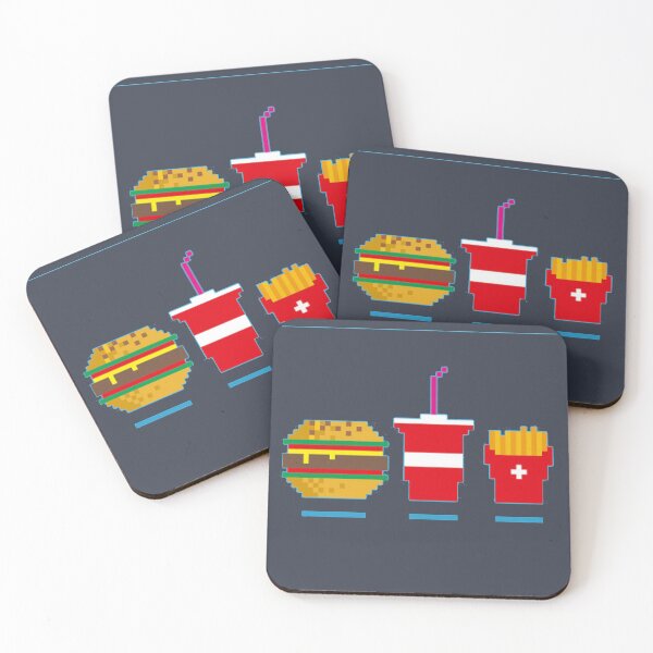 Item preview, Pixelated Fast Food designed and sold by Teepocalypse.