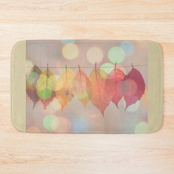 Item preview, Autumn Leaves in Vivid Colors through Bokeh designed and sold by HMadeArtSON.