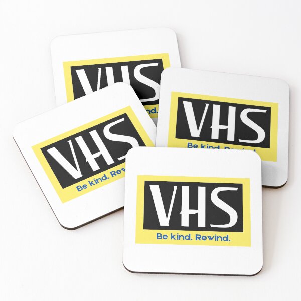 Item preview, VHS - Be kind. Rewind. - Retro - 80s - VCR designed and sold by Banjoseph.
