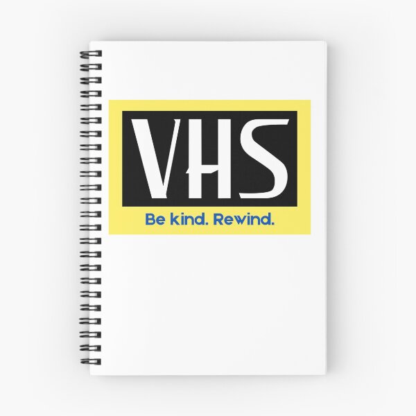Item preview, VHS - Be kind. Rewind. - Retro - 80s - VCR designed and sold by Banjoseph.