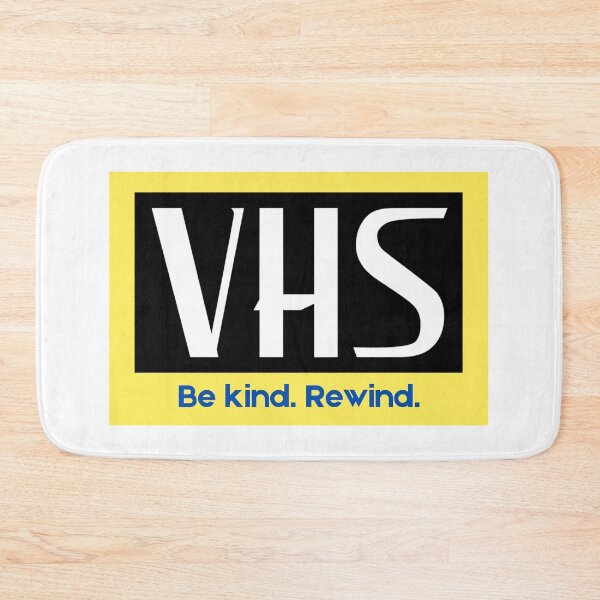 Item preview, VHS - Be kind. Rewind. - Retro - 80s - VCR designed and sold by Banjoseph.