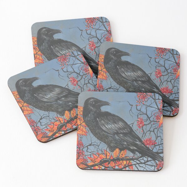 Item preview, Ravn og Rogn (The Raven and the Rowan)   designed and sold by Art by Veya.