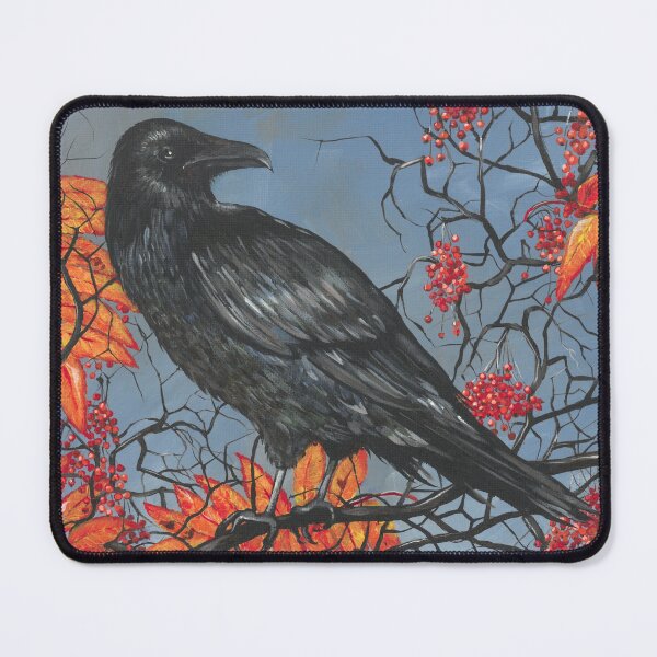 Item preview, Ravn og Rogn (The Raven and the Rowan) designed and sold by Art by Veya.
