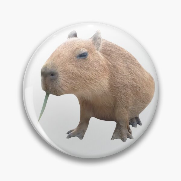 Item preview, Capybara Eating Leaf designed and sold by Mino Shop.