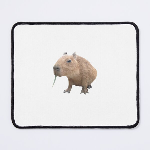 Item preview, Capybara Eating Leaf designed and sold by Mino Shop.