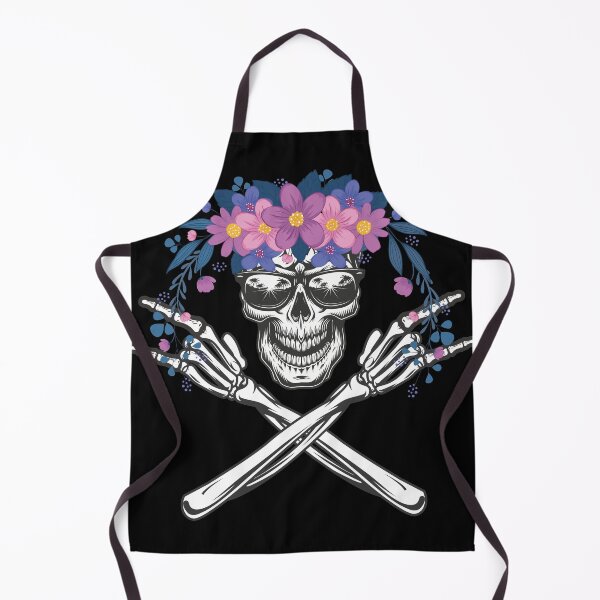 Item preview, Cool Skeleton Hand - Skull With Flowers  designed and sold by NawalMagdy.