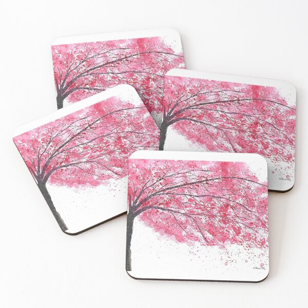 Item preview, Watercolor Pink cherry blossom tree designed and sold by Monika Howarth.