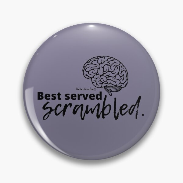 Item preview, Best Served Scrambled - Black designed and sold by DarkGreenSoul.