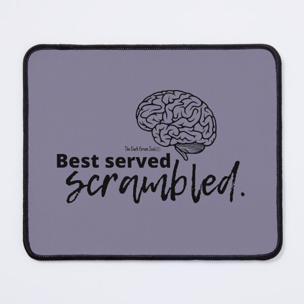Item preview, Best Served Scrambled - Black designed and sold by DarkGreenSoul.