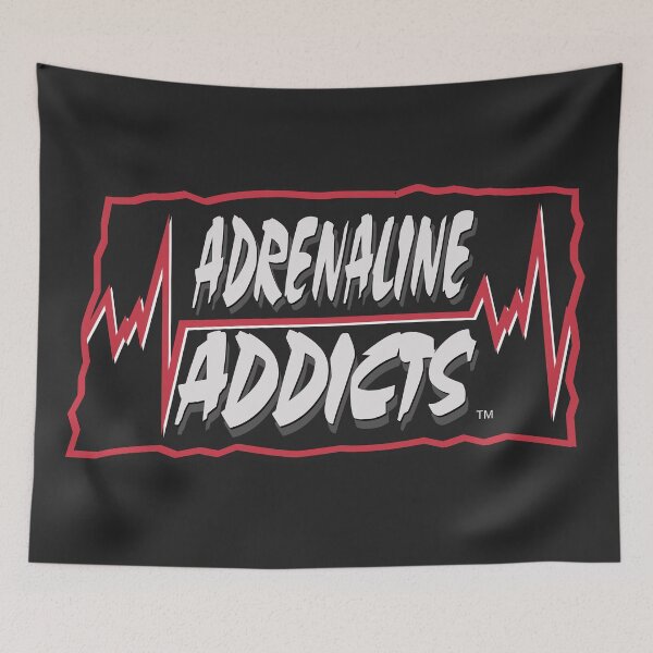 Item preview, Adrenaline Addicts Square designed and sold by relaxedcreative.