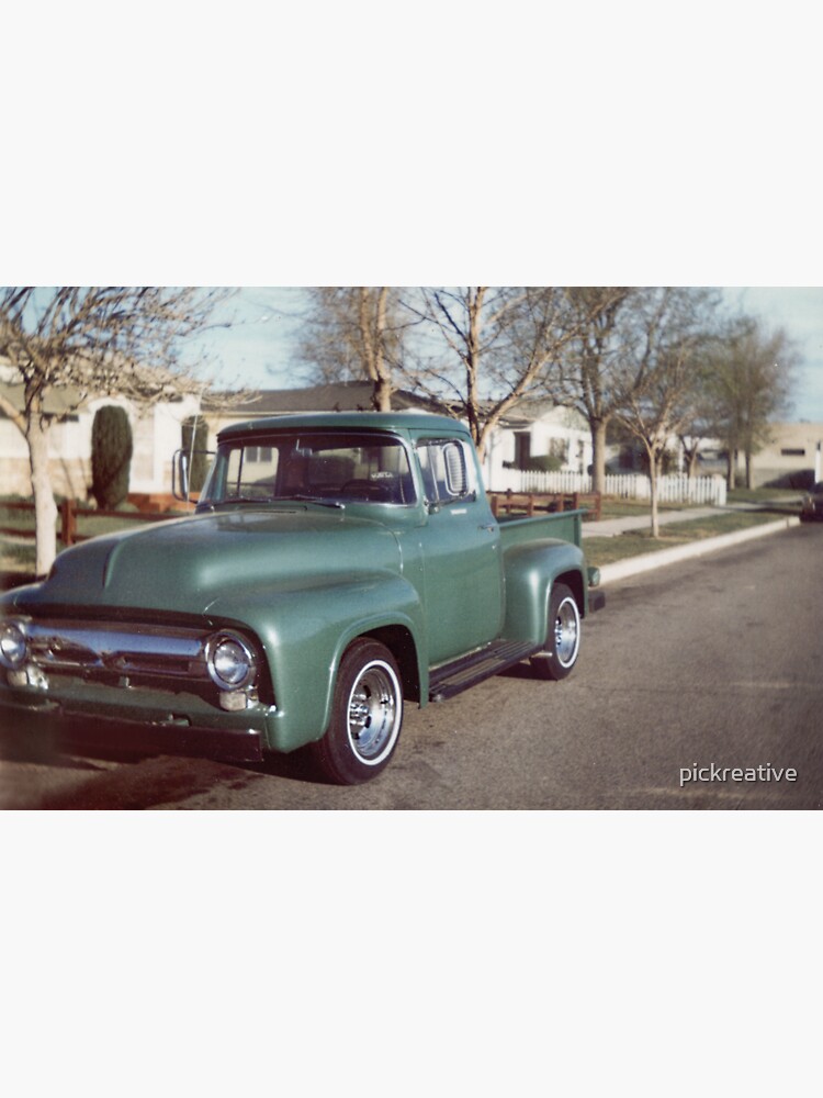 1956 Ford F-100 Sticker for Sale by pickreative