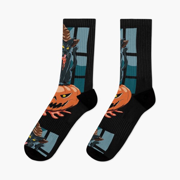 Item preview, Jack o Lantern y gato negro - Halloween designed and sold by TMBTM.