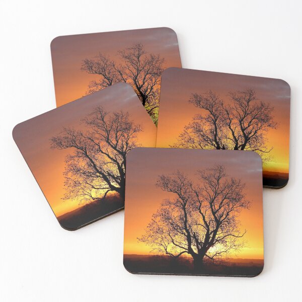 Item preview, Digital Photograph of tree silhouette at sunrise designed and sold by SimonJohnson1.