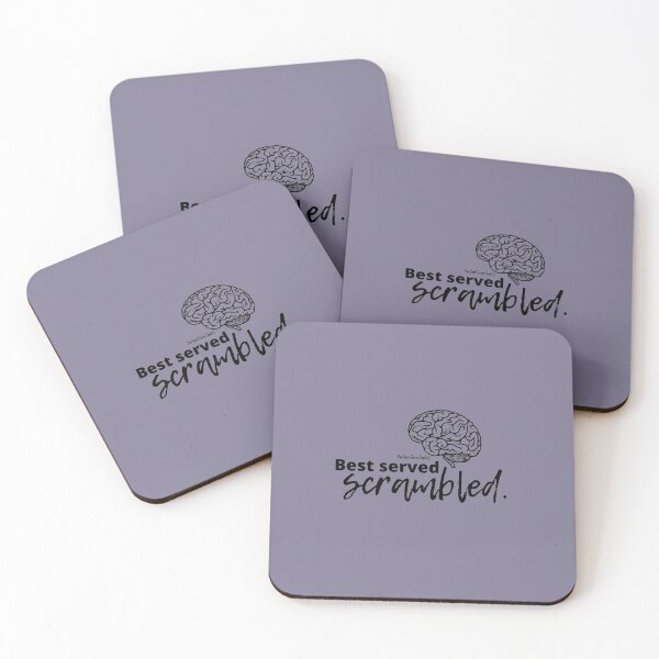 Item preview, Best Served Scrambled - Black designed and sold by DarkGreenSoul.