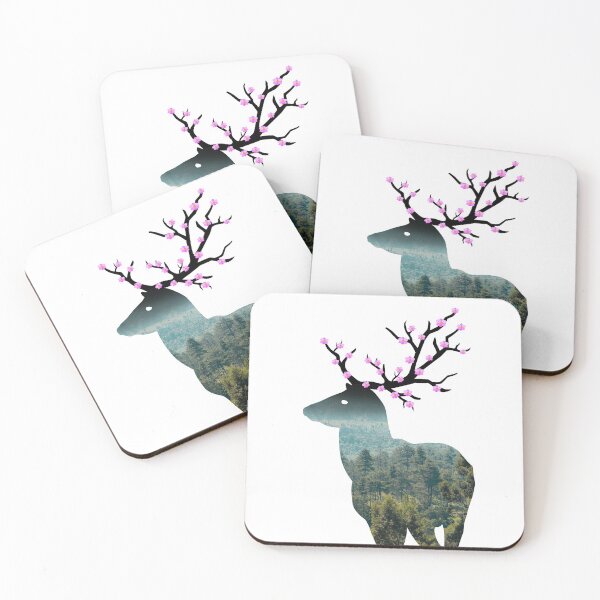 Item preview, Nature and Animal - Spirit Forest Deer designed and sold by ThisBjmnID.