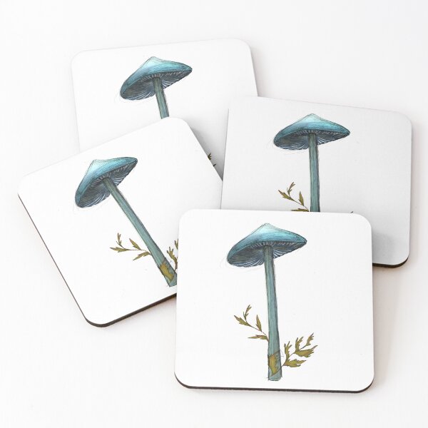 Item preview, Blue mushroom designed and sold by Sunthecatdragon.