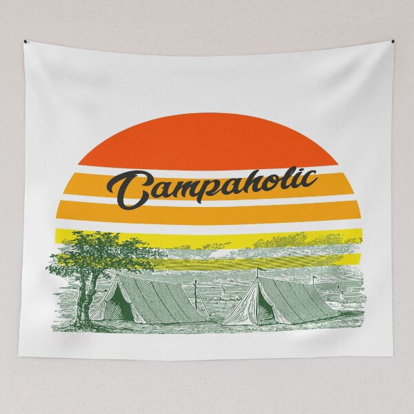 Item preview, Campaholic Sunset Camping Scene  designed and sold by LMcDs.