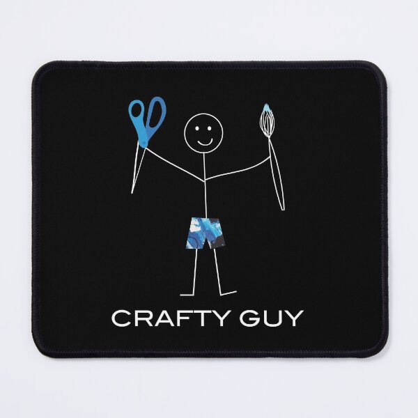 Item preview, Funny Mens Crafty design designed and sold by whyitsme.