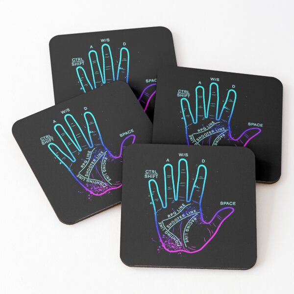 Item preview, Gamer Palm Reading Diagram designed and sold by Foxicopter.