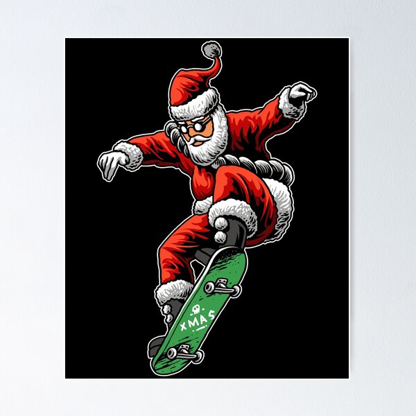 Item preview, Skateboard Santa designed and sold by Hapoel.