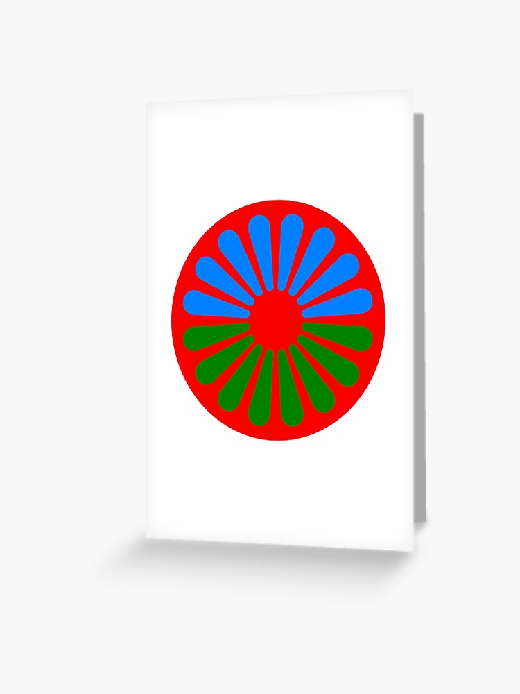 Bandera Gitana Greeting Cards for Sale