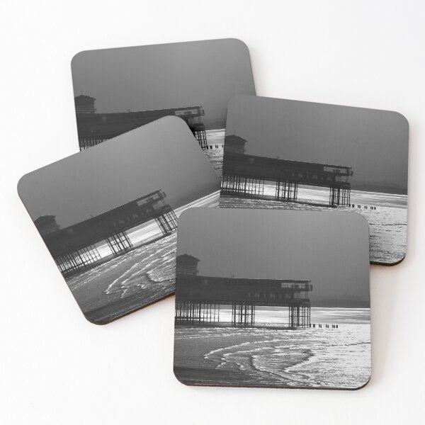 Item preview, Grand Pier, Weston-super-Mare B&W designed and sold by Carolyn Eaton.