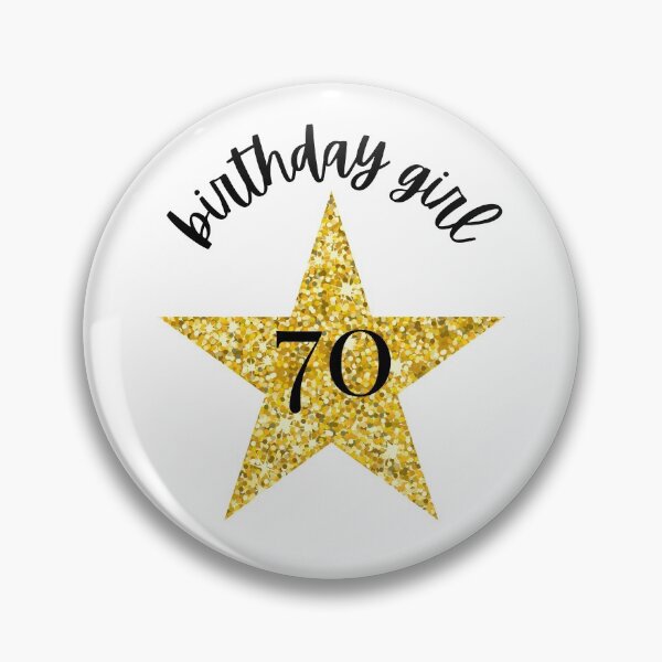 Item preview, 70th Birthday Girl - Seventieth Birthday Celebration Design designed and sold by Partypumpkin.