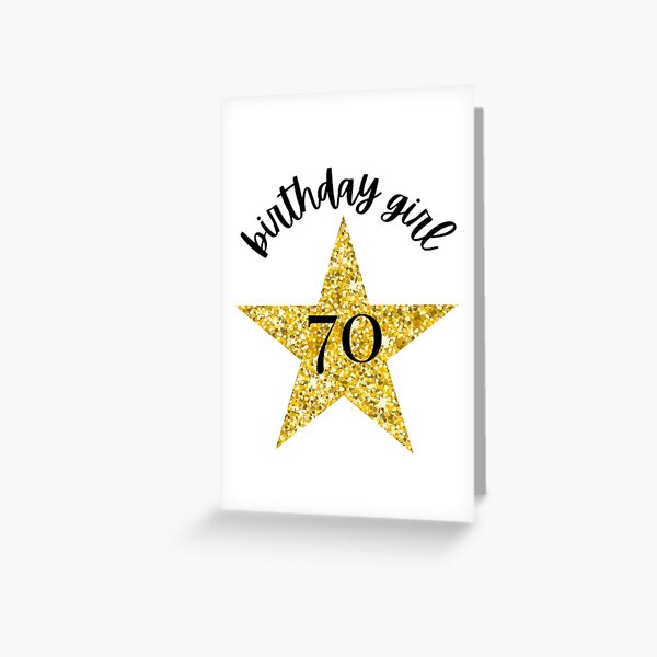 Happy Birthday Seventy 70 Year Fun Celebration Greeting Card With