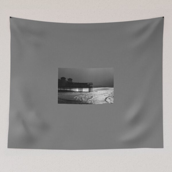 Item preview, Grand Pier, Weston-super-Mare B&W designed and sold by Carolyn Eaton.