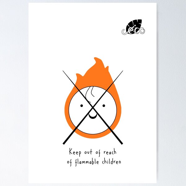 Item preview, Flammable children  designed and sold by Jack-Pedalino.