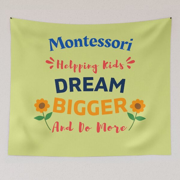 Item preview, MONTESSORI DREAM BIGGER designed and sold by TeyMank.