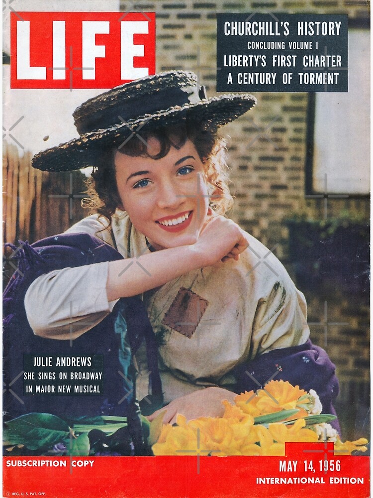 "Julie Andrews on Cover of Life Magazine Cover 1954" Poster for Sale by Dacarrot | Redbubble
