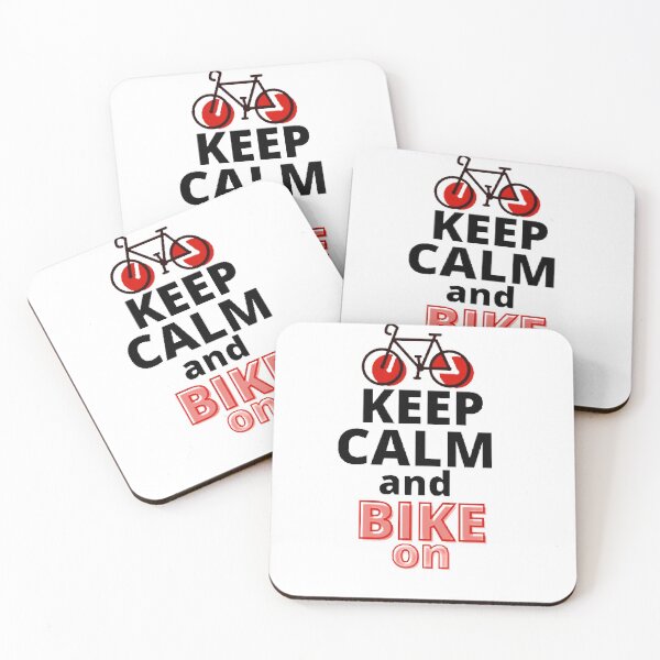 Item preview,  KEEP CALM  AND BIKE ON  designed and sold by M Mariatique.