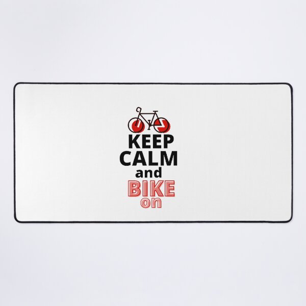 Item preview, KEEP CALM AND BIKE ON designed and sold by M Mariatique.