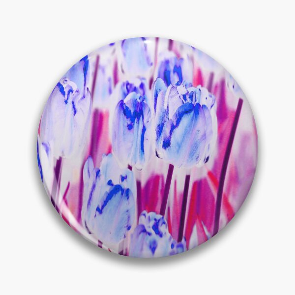 Item preview, Blooming Blue Tulips on the Pink Background designed and sold by IraNiva.