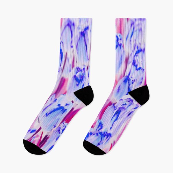 Item preview, Blooming Blue Tulips on the Pink Background designed and sold by IraNiva.