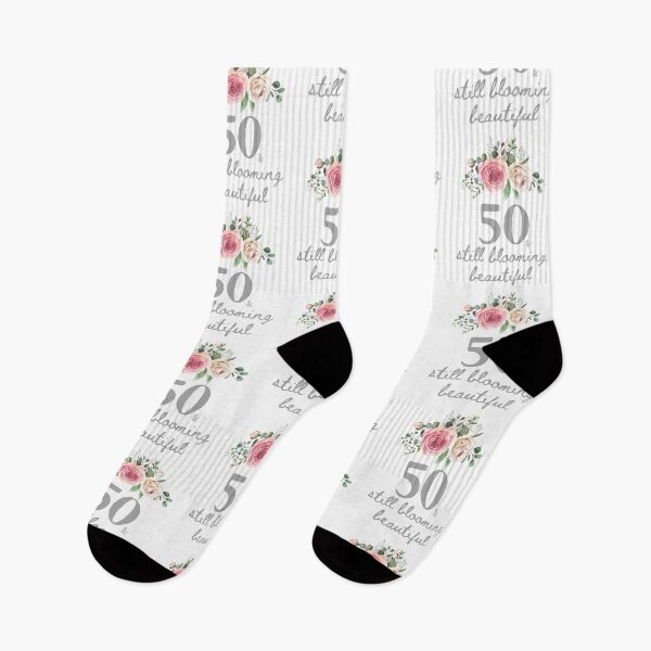 Item preview, 50 and blooming beautiful - Fiftieth Birthday Celebration Design designed and sold by Partypumpkin.