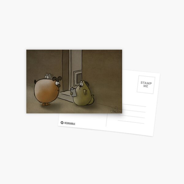 Not on the List Postcard