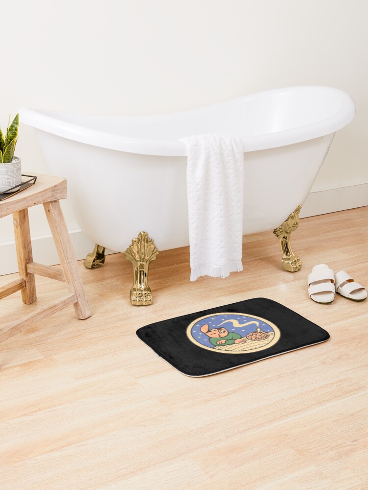 Thumbnail 2 of 6, Bath Mat, Brain Fog designed and sold by Raddison.