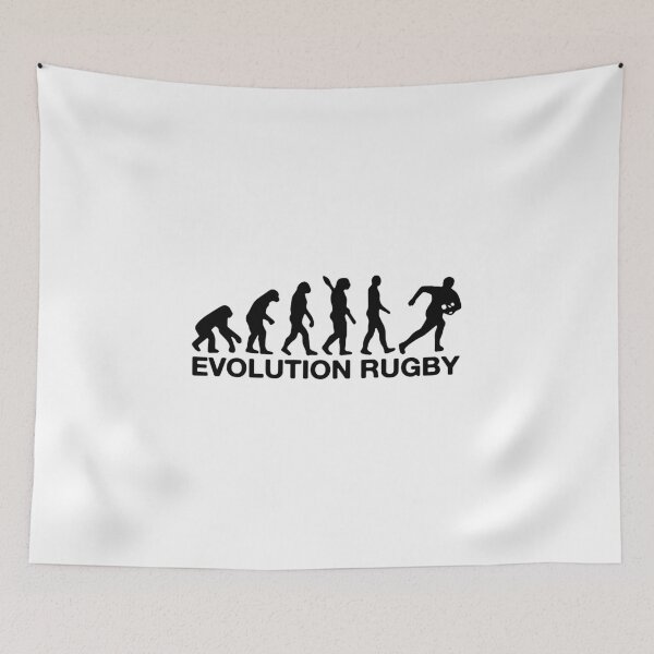 Item preview, Love Rugby Evolution Of Man Rugby Player Gift Premium Apparel Funny Holiday Xmas designed and sold by DesignByHeartUK.