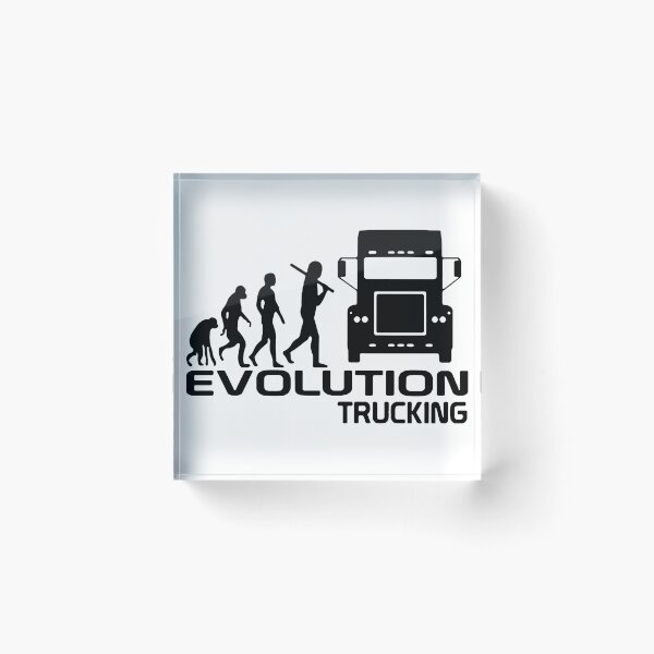 Item preview, I love Trucking Evolution of Trucking Best Trucking dad Gift Premium Apparel Funny Holiday Xmas designed and sold by DesignByHeartUK.