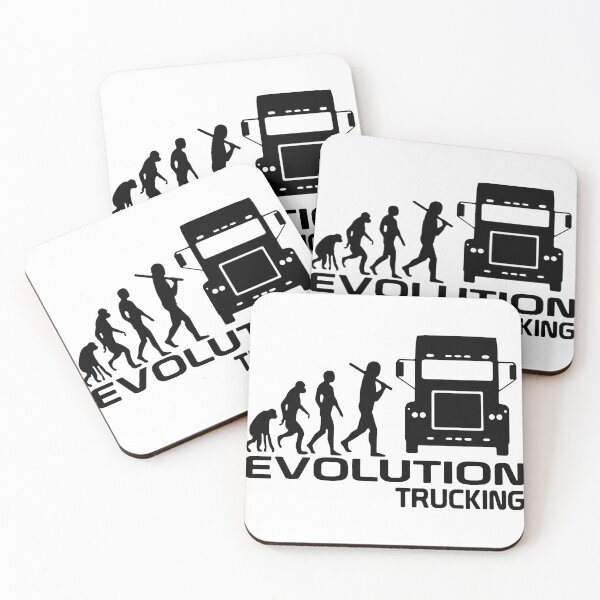 Item preview, I love Trucking Evolution of Trucking Best Trucking dad Gift Premium Apparel Funny Holiday Xmas designed and sold by DesignByHeartUK.