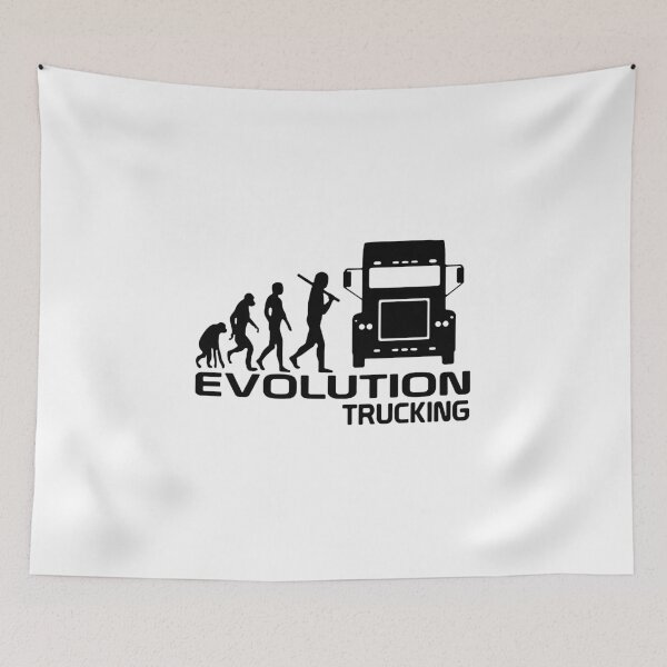 Item preview, I love Trucking Evolution of Trucking Best Trucking dad Gift Premium Apparel Funny Holiday Xmas designed and sold by DesignByHeartUK.
