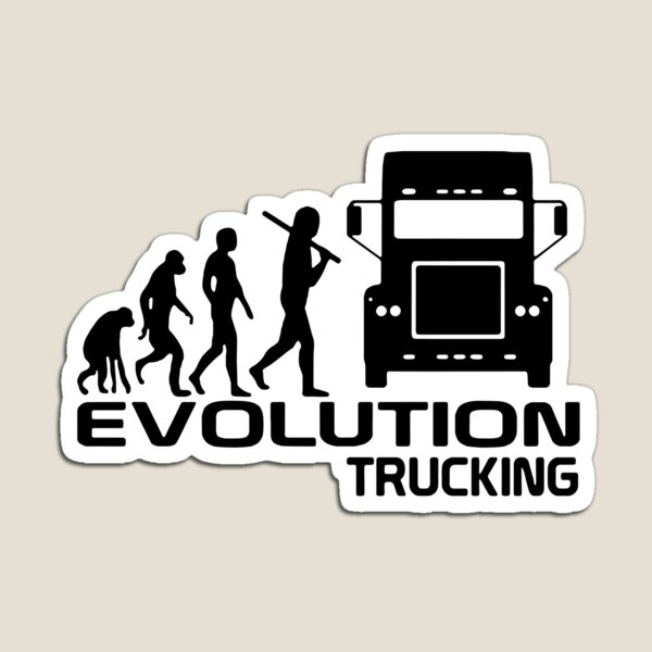 Item preview, I love Trucking Evolution of Trucking Best Trucking dad Gift Premium Apparel Funny Holiday Xmas designed and sold by DesignByHeartUK.