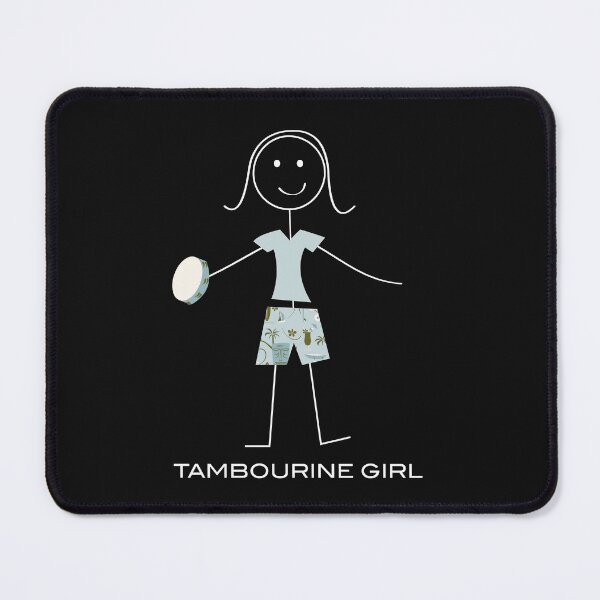 Item preview, Funny Womens Tambourine Design designed and sold by whyitsme.