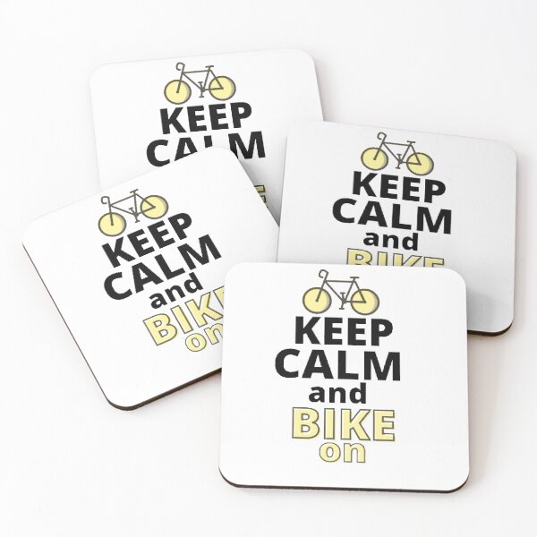 Item preview,  KEEP CALM  AND BIKE ON  designed and sold by M Mariatique.