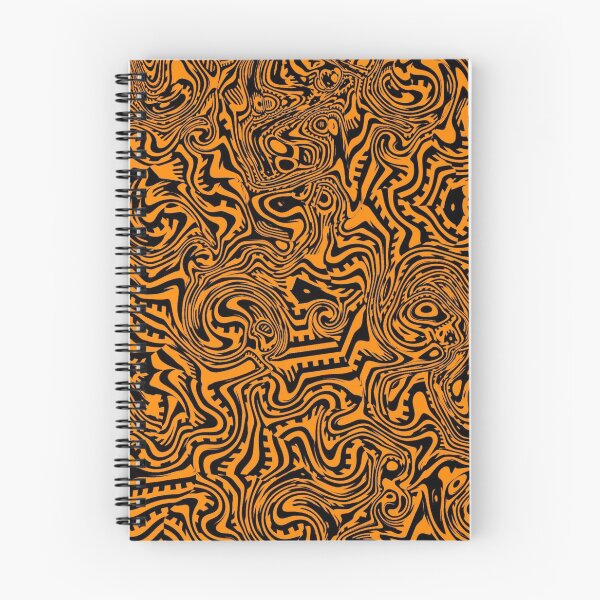 Item preview, Abstract Orange & Black Psychedelic Fractal designed and sold by SXW Designs.