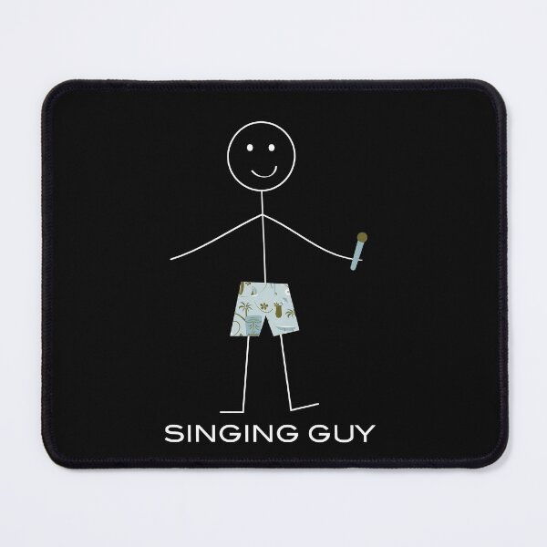 Item preview, Funny Mens Singing design designed and sold by whyitsme.