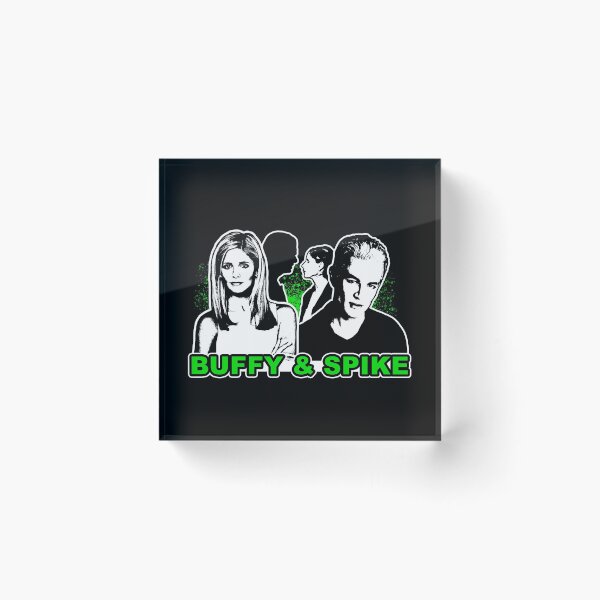 Item preview, Buffy & Spike - Spuffy Design - Acid Green designed and sold by Vixetches.