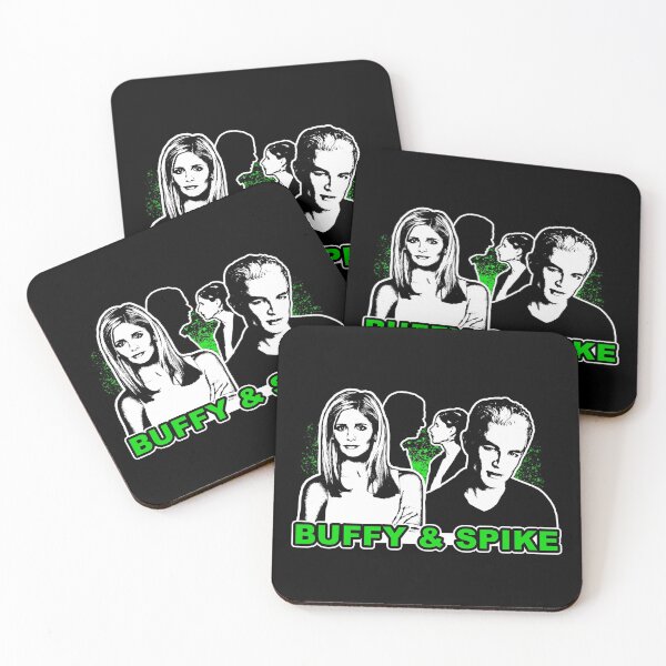 Item preview, Buffy & Spike - Spuffy Design - Acid Green designed and sold by Vixetches.